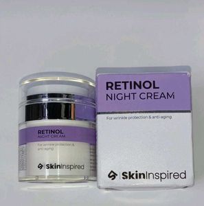 Retinol Night Cream for Wrinkle Protection