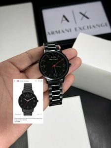 Armani Exchange -Men’s  PREMIUM QUALITY BLACK WATC