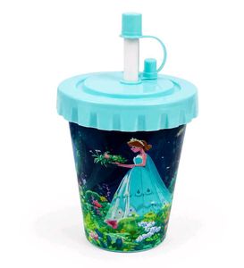 Kids Princess Themed Tumbler with Straw