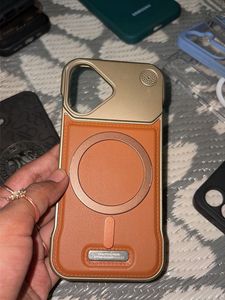Premium Brown Leather Iphone 16 Case