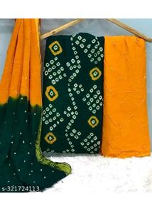 Bandhani Dress Material - Unstitched