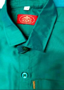 Boys Solid Color Short Sleeve Shirt