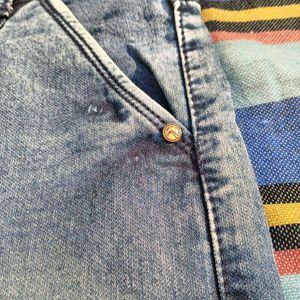 Dark Wash Straight Leg Jeans