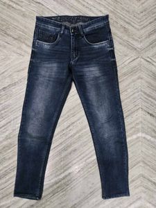 Dark Blue Denim Jeans