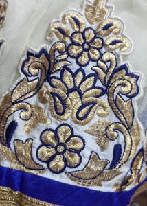 Off White Net Anarkali