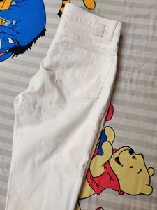 White Skinny Jeans by Ether