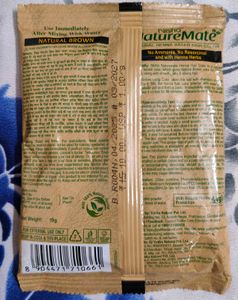Combo Nisha NatureMate Hair Color Packets