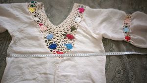 Boho Crochet Tunic Top