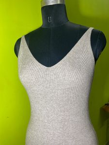 Ribbed Knit Tank Dress