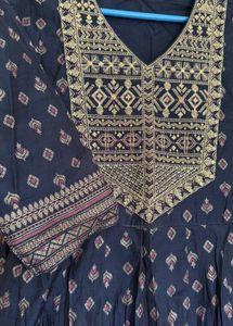 Navy Anarkali Gown