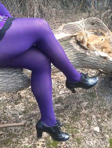 Vibrant Purple Tights New