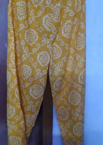 Comfy Red Heart Pattern Pants