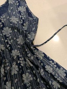 Chic Floral Sleeveless short kurti