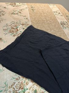 Black Crinkled Dupatta