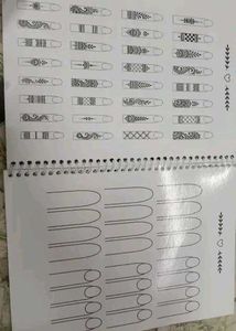 Reusable Mehendi Practice Book 30 sheets