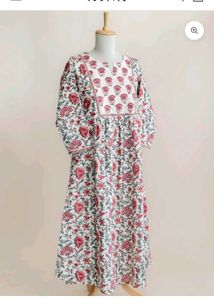 Trending Cotton blend with real mirror work Kurti
