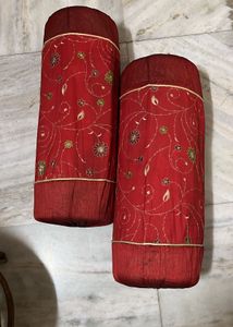 Two Bolsters  and covers