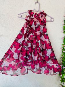 Beautiful Floral Print Dress
