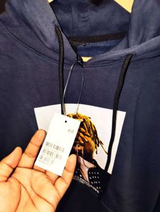 H&amp;M UNISEX LOOSE FIT PRINTED HOODIE 🔥🔥