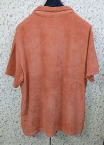 H&amp;M men's orenge Terry polo  tshirt
