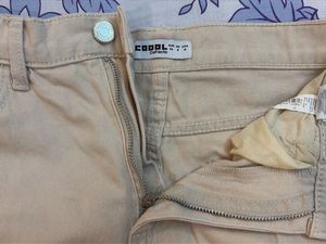 Beige Cargo Pants