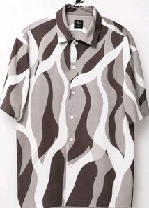 Men's Graphic Print Short Sleeve Shirt