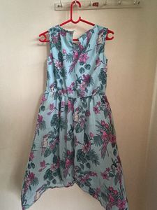 Tropical Print Dress