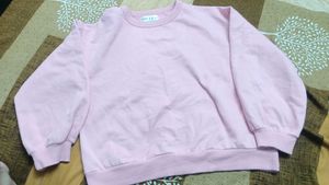 Pink Crew Neck Sweatshirt