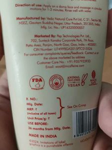 mCaffeine Berries Brightening Coffee Face Scrub
