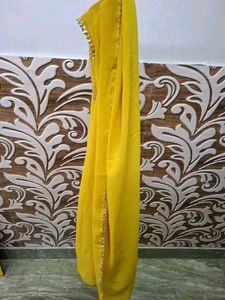Stunning Yellow Embellished Lehenga Choli