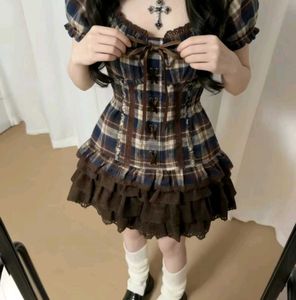 Vintage Plaid y2k cute and whimsy top