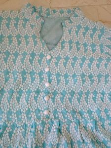 Elegant Sky Blue Kurta Set