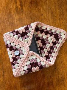 Granny Square Crochet Cover..