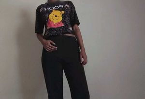 Cute Pooh Graphic T-Shirt