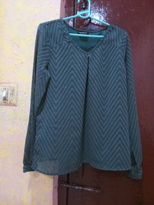 Dark Green Colour Top