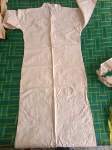 Cream colour kurta