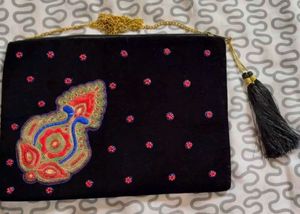 Elegant Embroidered Clutch