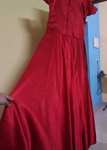 Elegant Red Gown