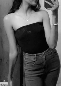 Chic Black Tube Top