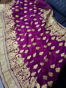 Vibrant Purple Embroidered Lehenga Set