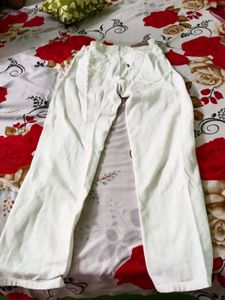 White Wide Leg Jeans