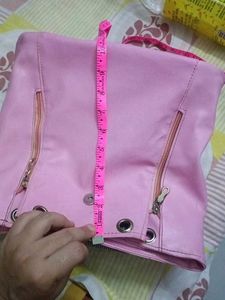 Chic Pink Clutch with Gold Clasp
