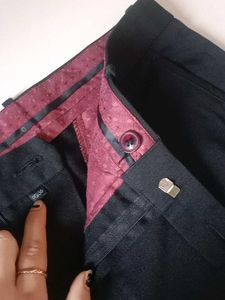 Men's Black Straight Leg Pants