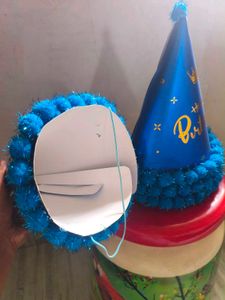 Blue Happy Birthday Party Hat