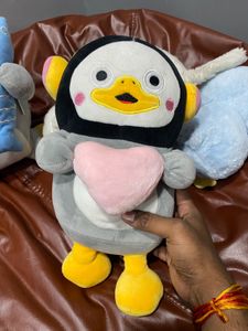 Cute Penguin Plush Toy with Heart