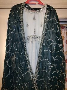 Pakistani style Long kurti sharara
