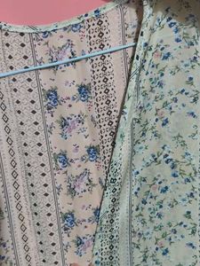 Floral Print Sheer Shrug