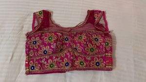 Embellished Pink Padded Blouse