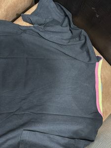 Puma Black T-Shirt with Color Trim
