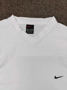 Nike V-Neck White T-Shirt